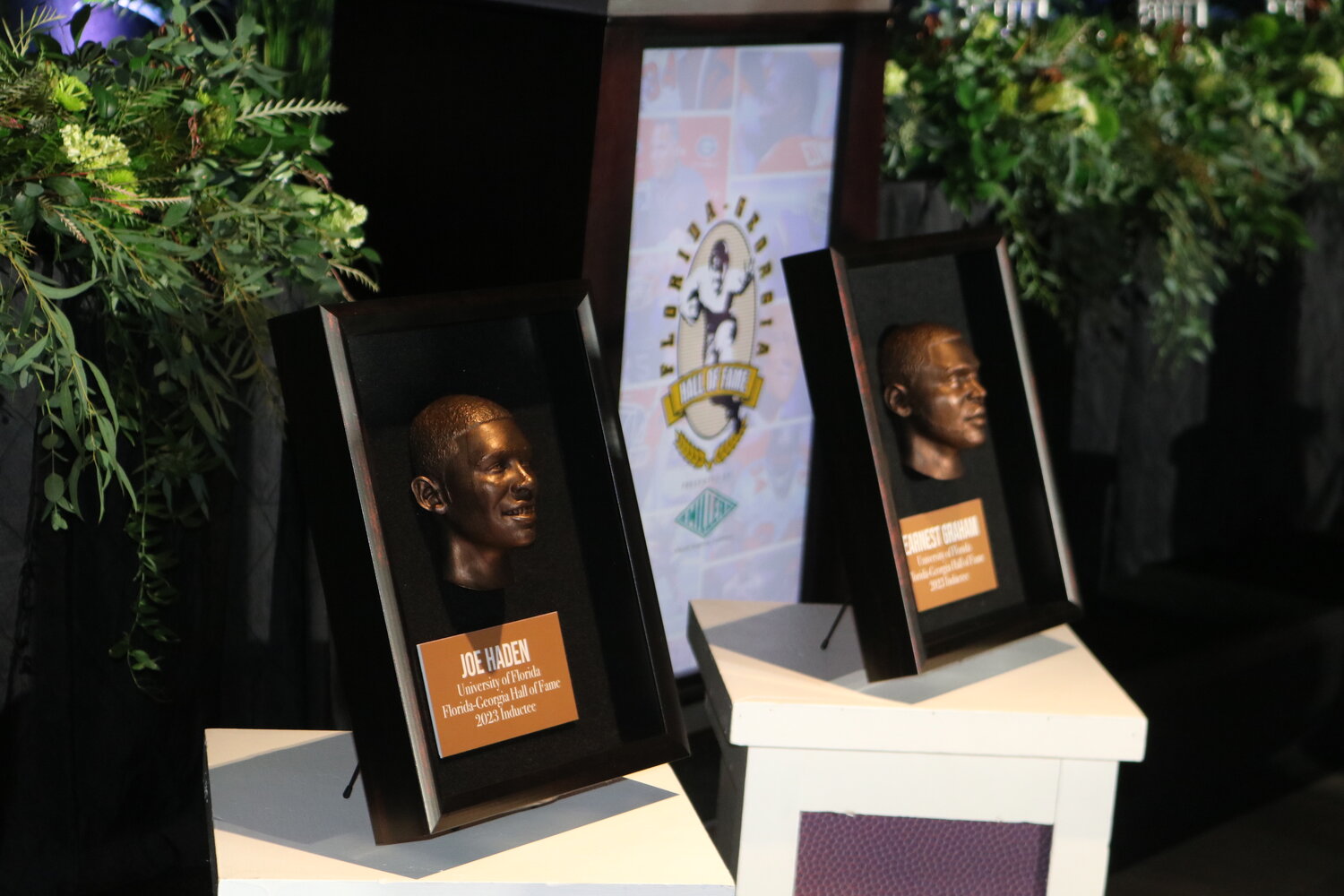 Each inductee received a plaque to commemorate their induction into the Hall of Fame.